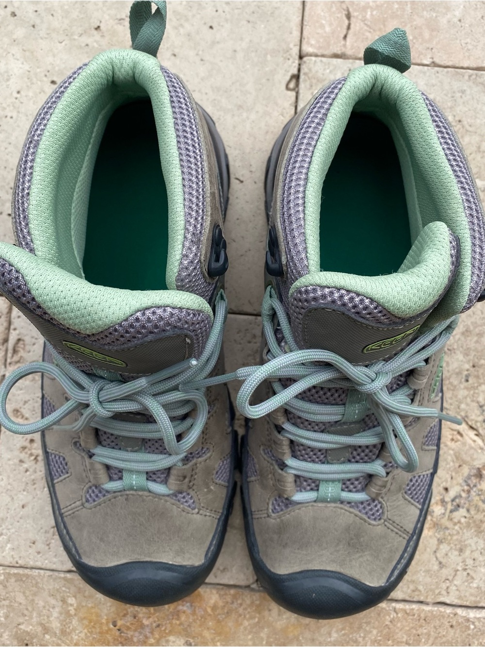 Keen Women’s SZ 7.5 W Targhee Vent Hiking Boots 1018589 EXCELLENT Spenco Insoles - Picture 6 of 10